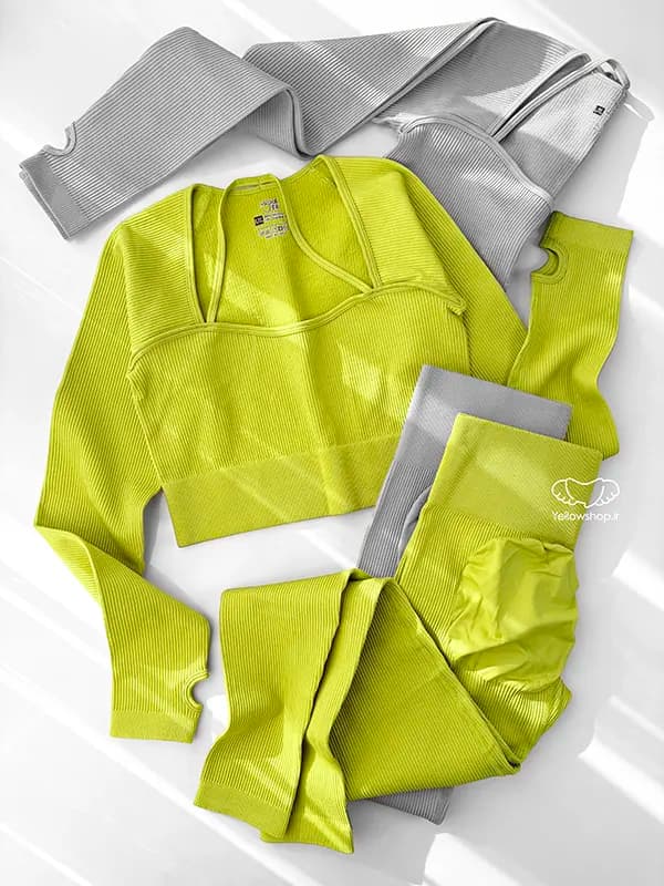 ست نیمتنه آستین بلند و لگ ورزشی زنانه کد 50033