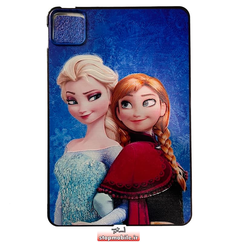 قاب طرح دار تبلت شیائومی Xiaomi Pad 6 طرح آنا و السا