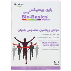 قرص مولتی ویتامین مخصوص بانوان بایوبیسیکس نیچرز انلی