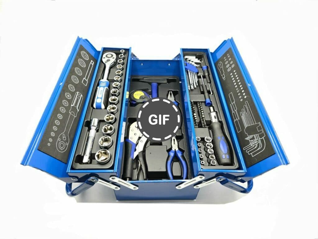 مجموعه جعبه بکس و ابزار ۶۵ عددی صنعتی باس مدل Bs65