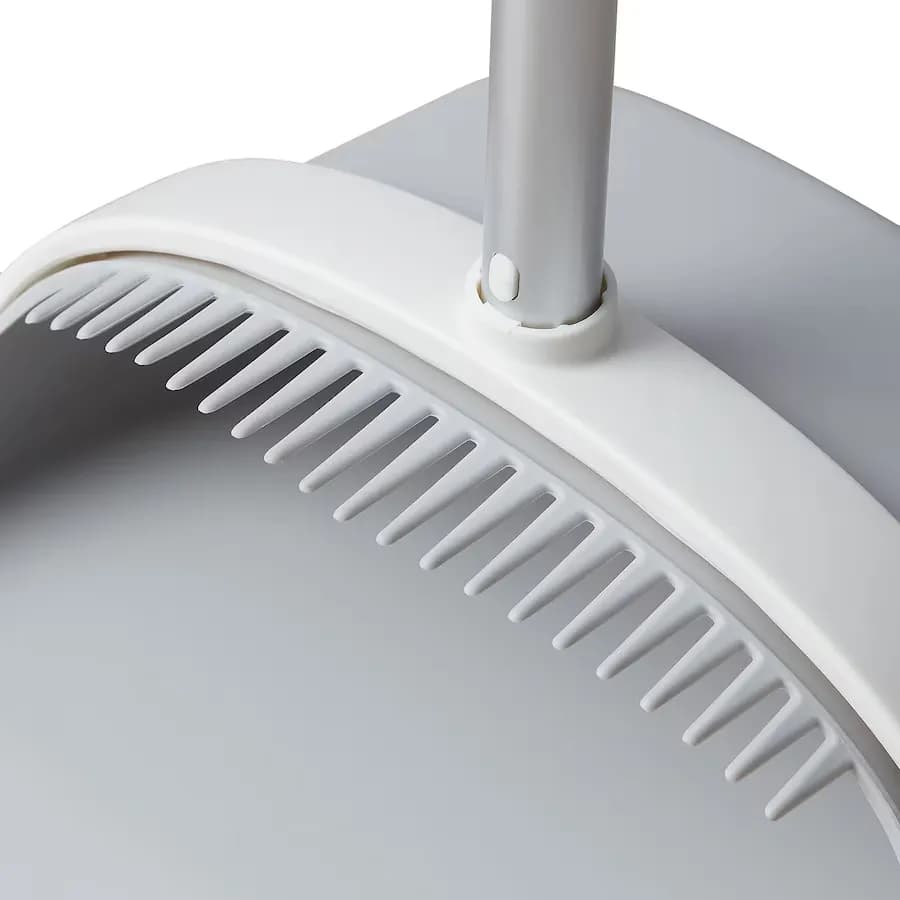 ست جارو و خاکانداز ایکیا PEPPRIG، سبز/خاکستری