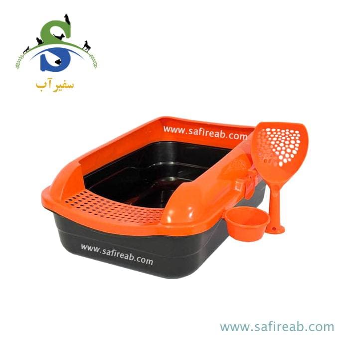 ظرف خاک گربه لبه دار لونیس