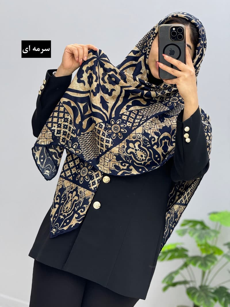 روسری نخی پاییزه عطیه کد207105