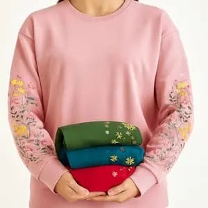 بلوز زنانه آستین پفکی گلدار