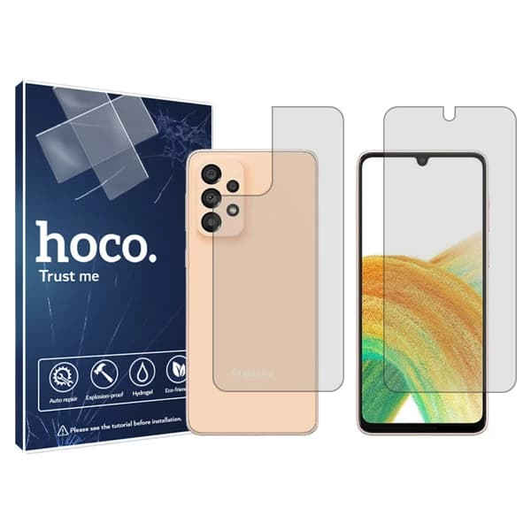 گلس گوشی سامسونگ Galaxy A33 5G هوکو مدل HyGEL به همراه محافظ پشت گوشی