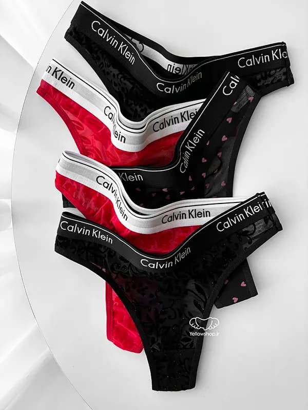 شورت لامبادا طرحدار توری کلوین کلین زنانه کد 22293