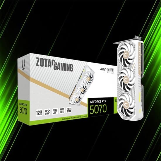 کارت گرافیک زوتاک GAMING RTX 5070 AMP White Edition 12GB