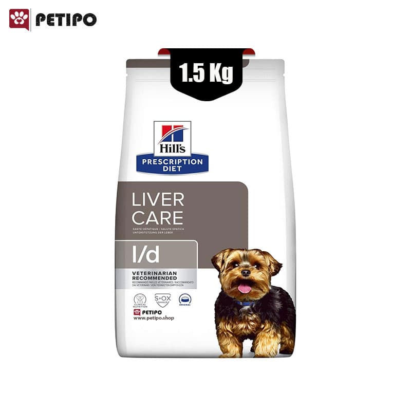 غذای خشک سگ بالغ مراقبت از کبد لیور کر هپاتیک هیلز (Hill’s Diet i/d Dog Liver Care-Hepatic Health) وزن 1.5 کیلوگرم