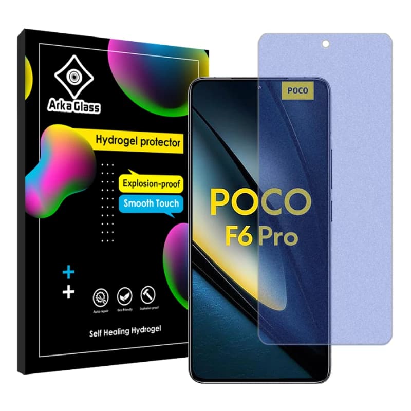 محافظ صفحه نمایش مات ضد اشعه آبی گوشی شیائومی Poco F6 Pro آرکا گلس مدل Tough