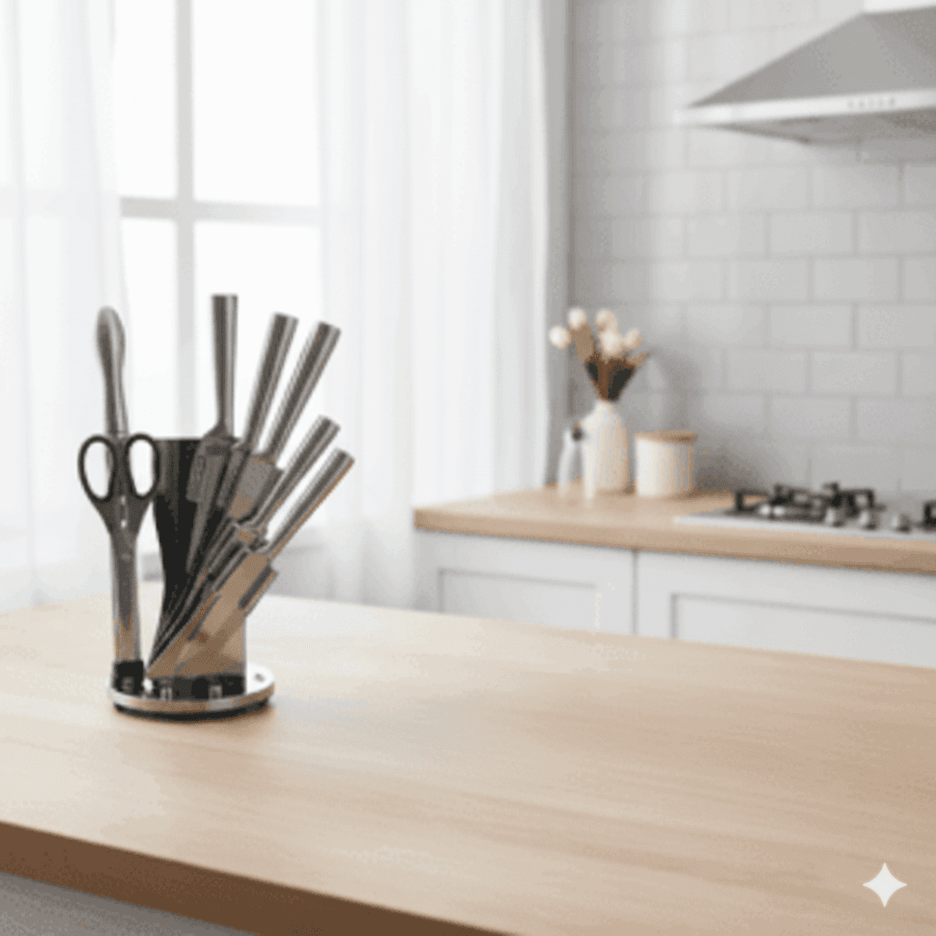 سرویس کارد و ساطور 8 پارچه یونیک کد 5100 (آی)