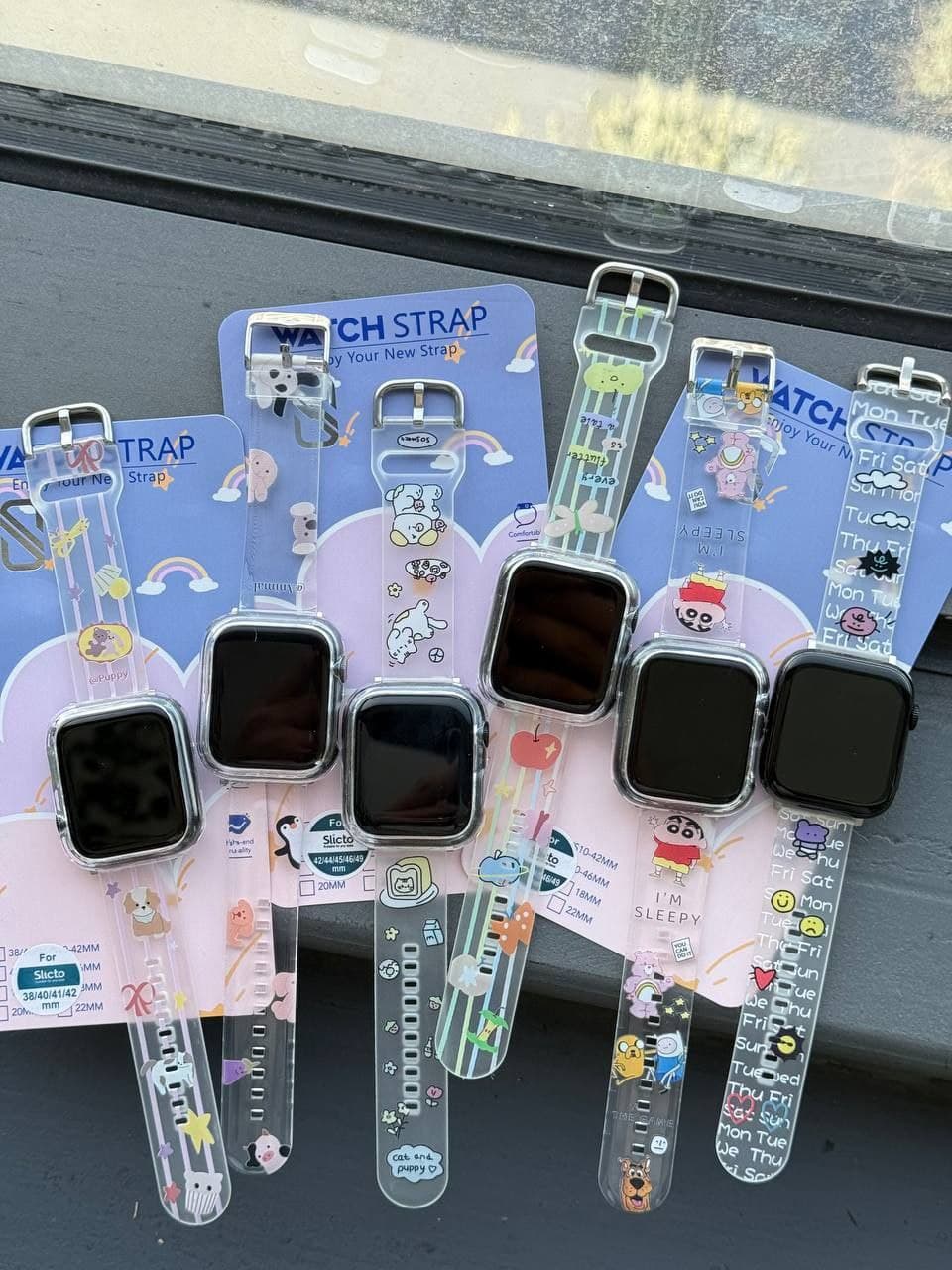 بند شفاف طرحدار پالت کارتونی ۳