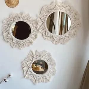 ست سه عددی اینه مکرومه مدل گره نخ