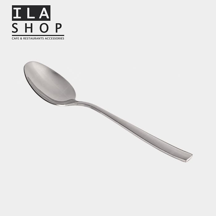 قاشق غذا خوری استیل براق مدل ونتا شش عددی ایلا