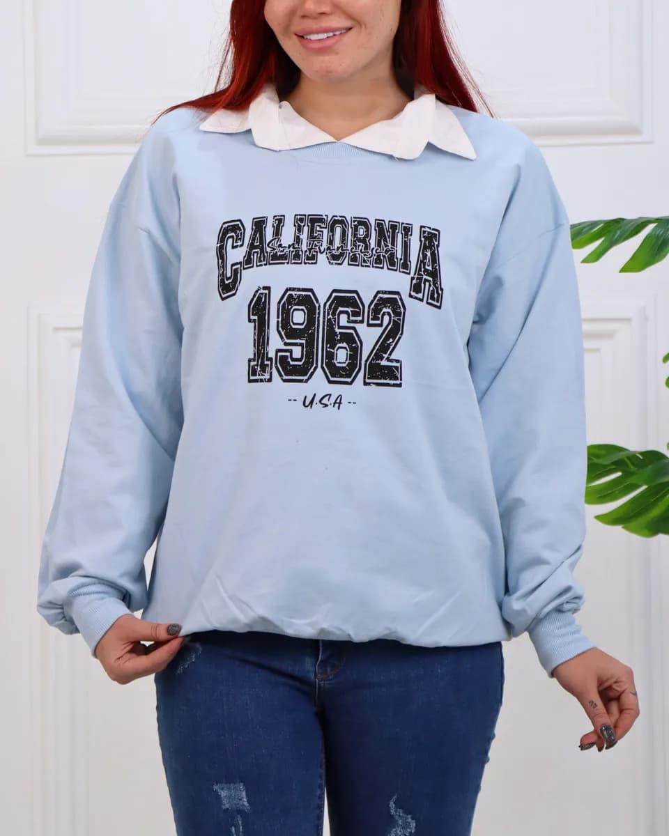 بلوز آستین بلند دورس دونخ چاپی زنانه 1204