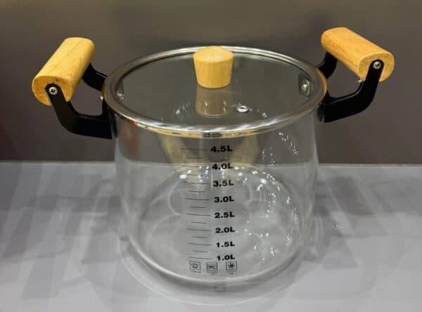 قابلمه پیرکس شعله مستقیم ۴/۵ لیتر و ۵/۵لیتر برند فلورا(تهران(پیک)-شهرستان(تیپاکس))