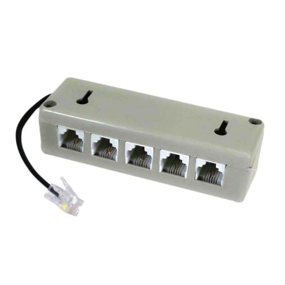 تبدیل 1 به 5 سوکت تلفن