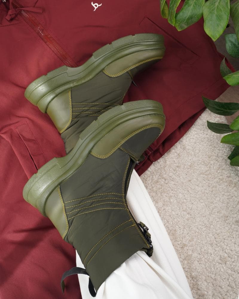 بوت کاپشنی جلوزیپ کد 25069