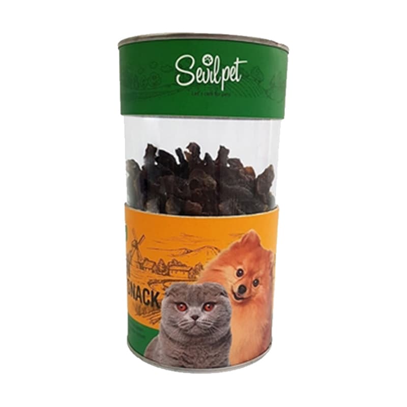 تشویقی سگ و گربه سویل پت مدل Chicken Heart Snack وزن 80 گرم