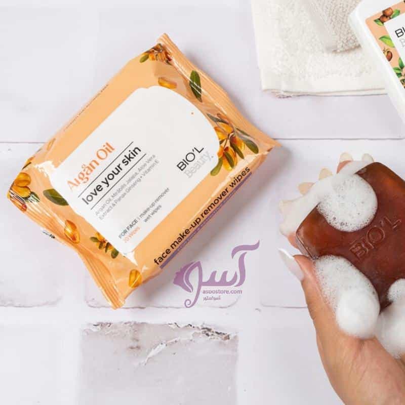 دستمال مرطوب آرایشی صورت بیول (مخصوص پوستهای خشک و حساس)