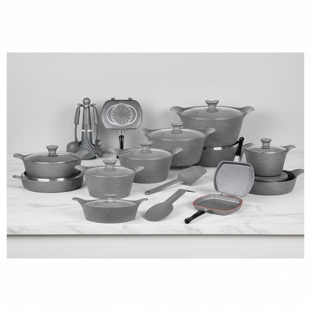 سرویس قابلمه 19 پارچه گرانیتی نیوهوم