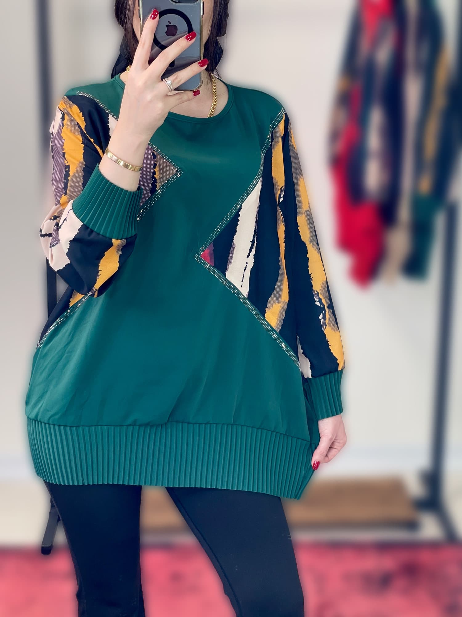 شومیز آستین آبرنگی