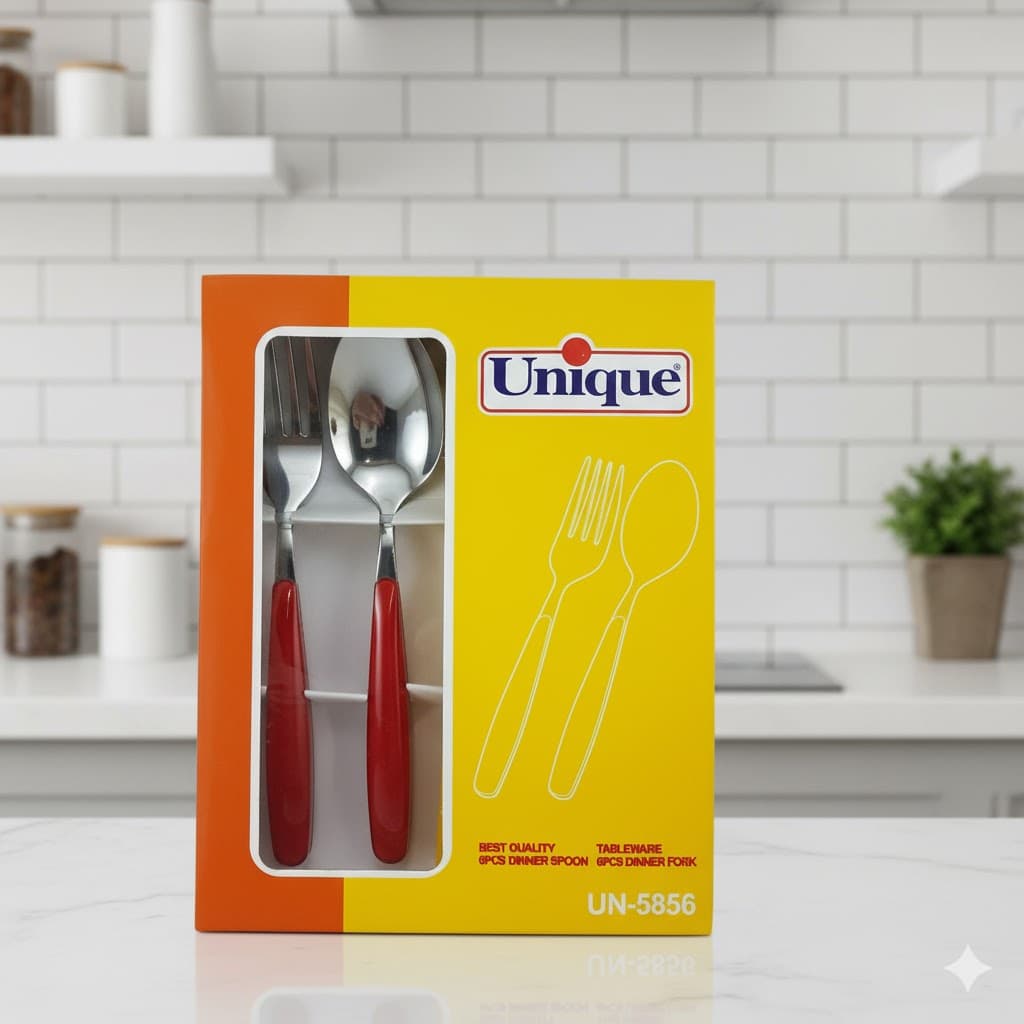 قاشق و چنگال گرند 12 پارچه یونیک کد 5856