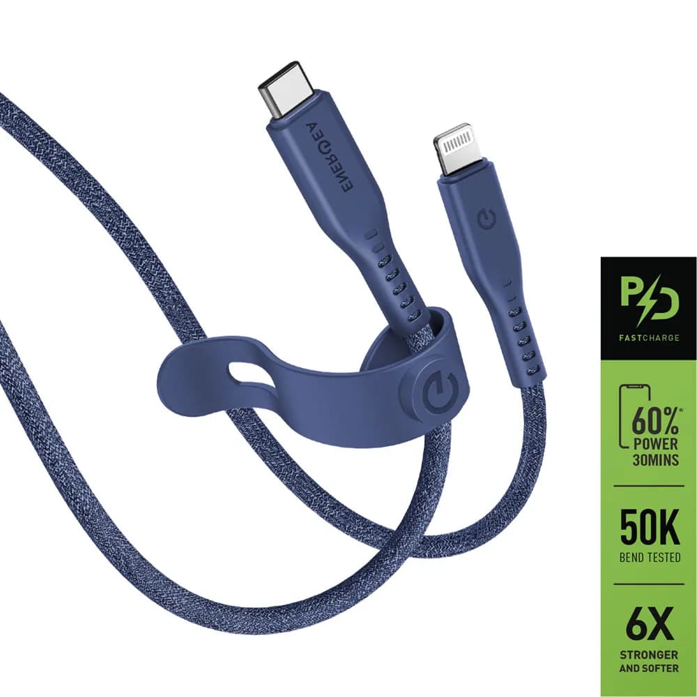 کابل USB-C 60W به LIGHTNING انرژیا مدل FLOW