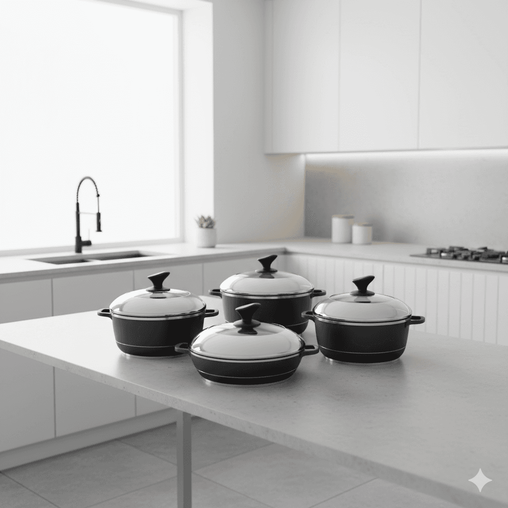 سرویس قابلمه 8 پارچه دوپن یونیک کد 8742 (خارجی درجه عالی)