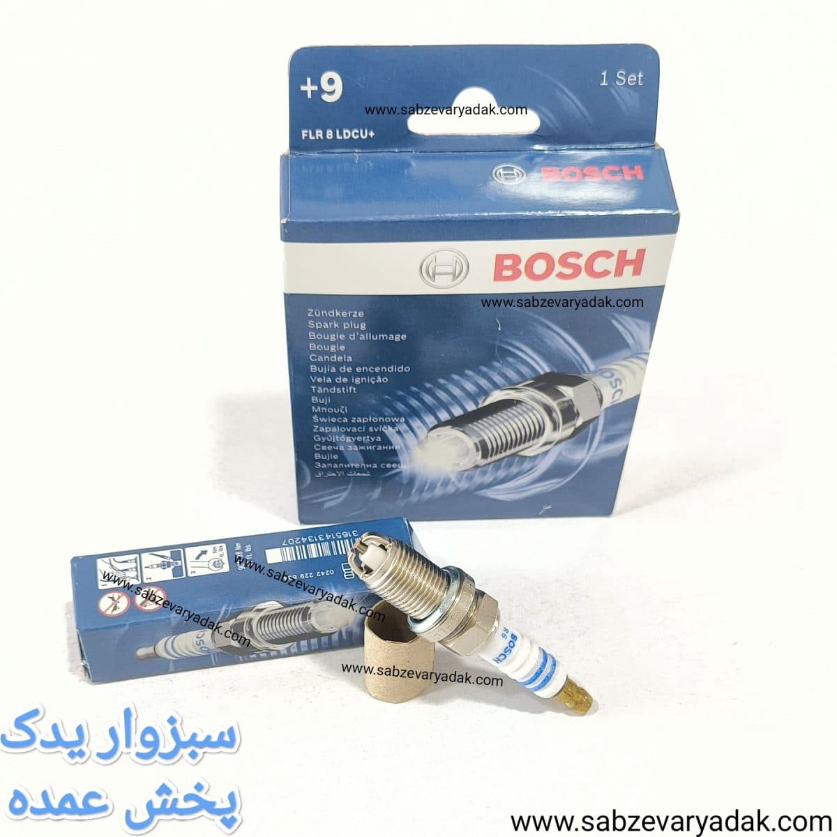 شمع دو پلاتین FLR8LDCU +9 برند بوش (BOSCH)