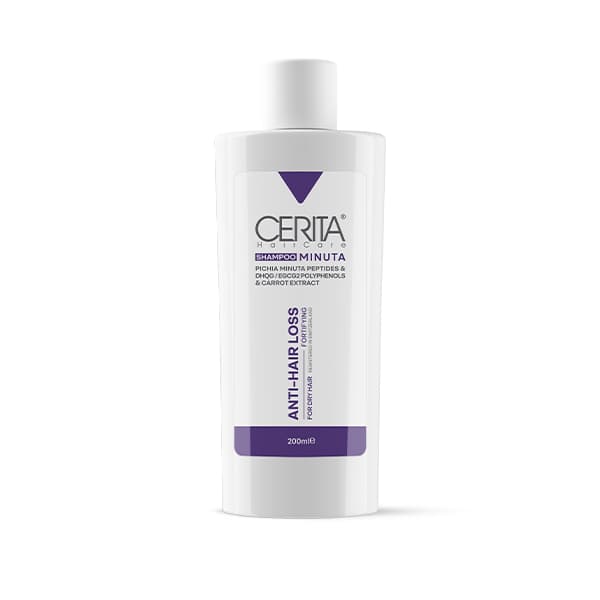 شامپو ضد ریزش مینوتا موهای خشک سریتا