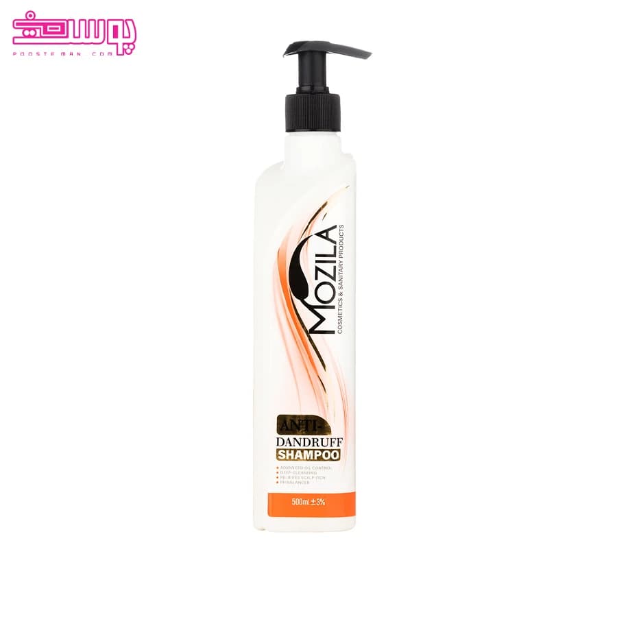 شامپو ضدشوره و کنترل چربی سر موزیلا 500 میلی لیتر