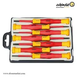 ست پیچ گوشتی ساعتی عایق برق فشار قوی بوهر 7 عددی مدل 0200203