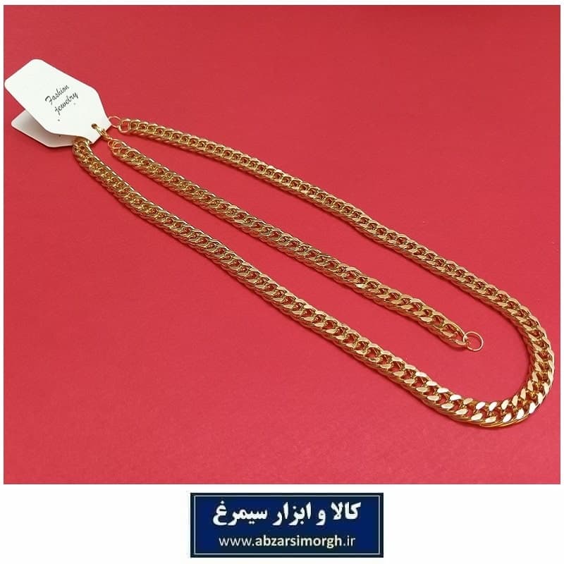 ست گردنبند و دستبند زنجیر کارتیه یا کارتیر طلایی D وزن 28 گرم فروش تک و تعداد ZBD-020