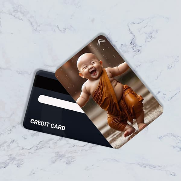 استیکر کارت بانکی مدل راهب کوچک کد CAD773-K