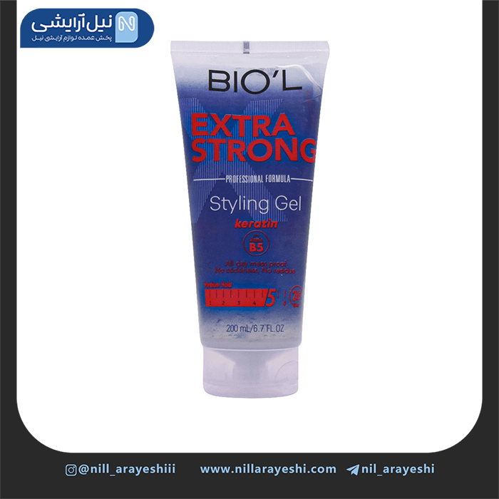 ژل مو بیول مدل Extra Strong حجم 200ml