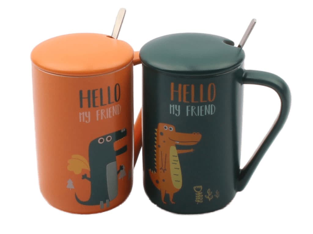 ماگ سرامیکی دسته دار بچگانه دایناسور