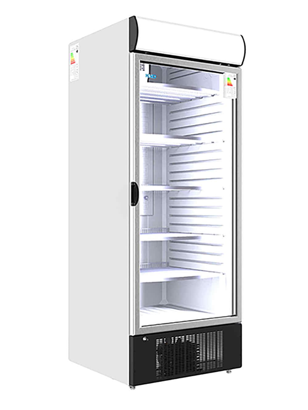 يخچال کینو 80 سانت مشکی تک درب مدل KINO KR 800 WLBL