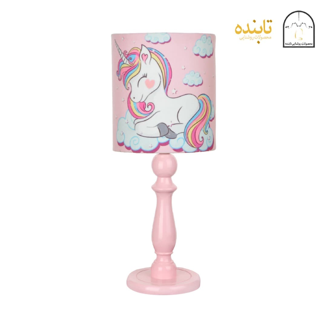 آباژور رومیزی کودک تک شاخ مدل آوید P