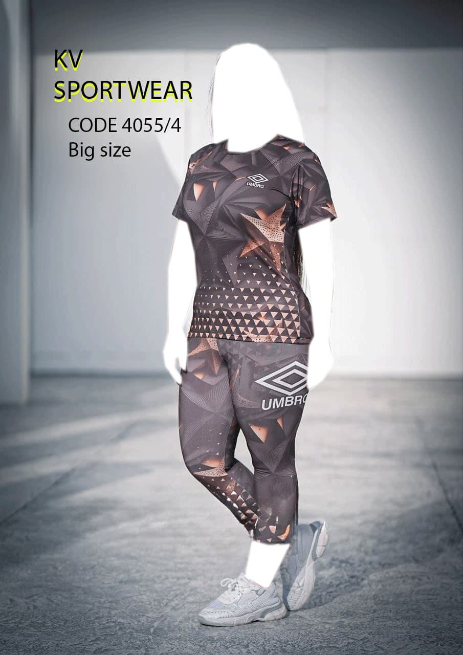 ست تیشرت لگ برمودا سایز بزرگ ورزشی زنانه UMBRO کد 002