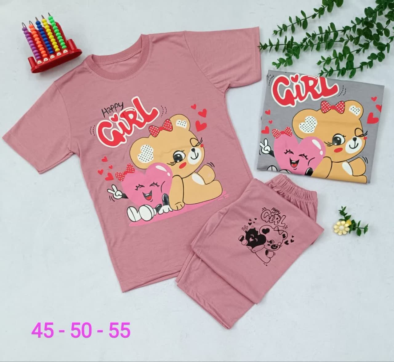 ۲۱۴-تیشرت شلوارک دخترانه