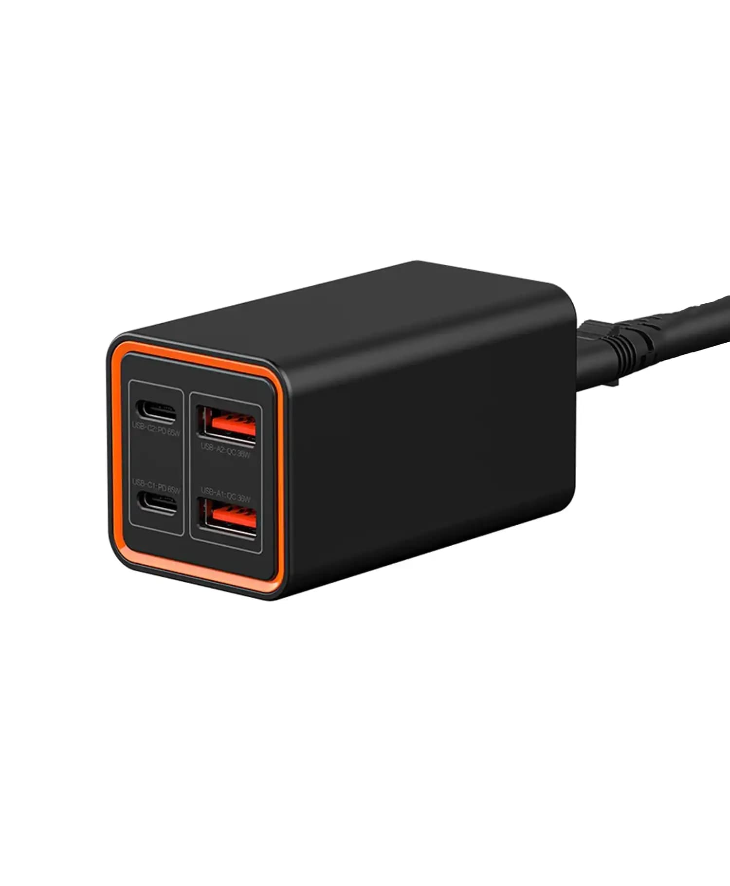 شارژر رومیزی 4 پورت فست شارژ رسی مدل RC37 65W