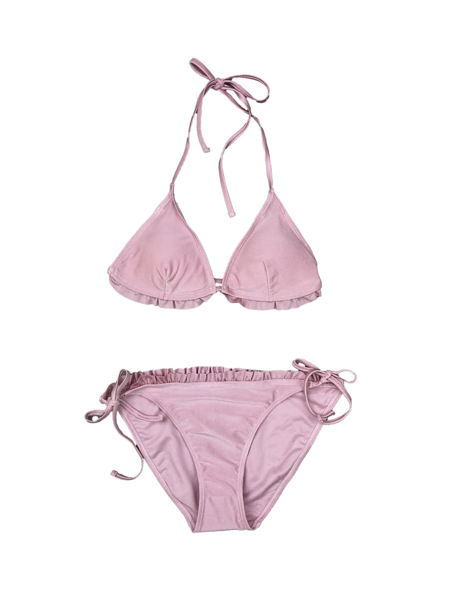 مایو دو تیکه صورتی زنانه برند اسمارا کد bano1161