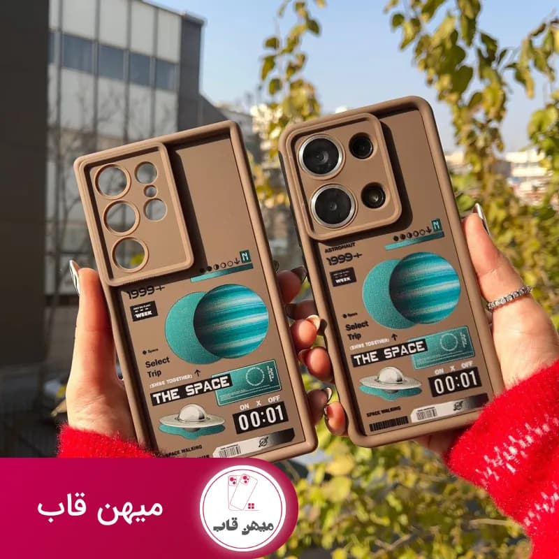 قاب گوشی سولید طرح فضا و کهکشان - کد (۷۱۳۸۹)