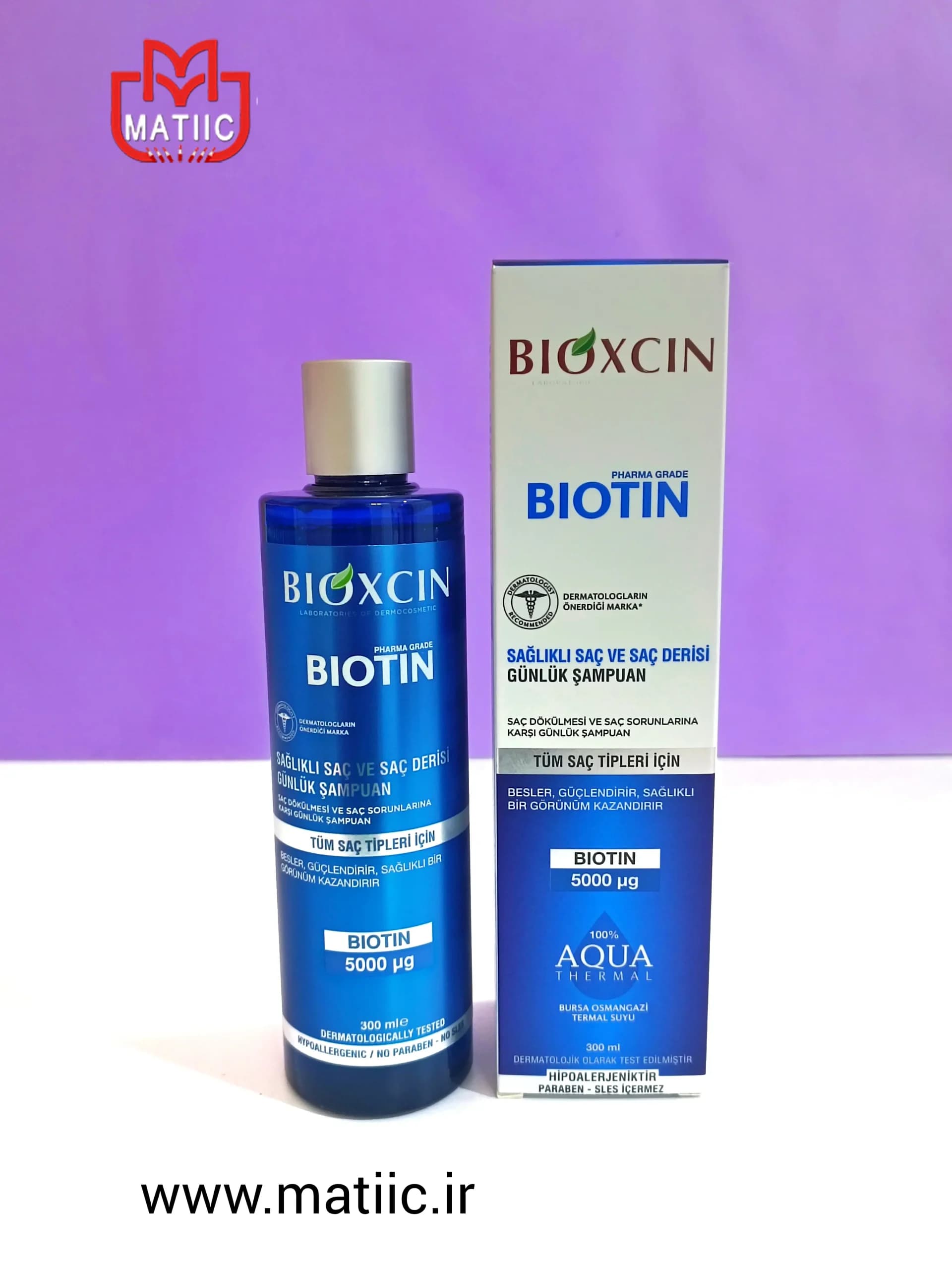 شامپو ضد ریزش مو روزانه بیوتین بیوکسین – بدون سولفات