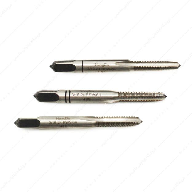 قلاویز دستی HSS سایز 3/16 اینچ 24 دنده BSW برند هانگدا
