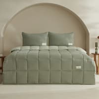 سرویس لحاف دو نفره کاراجاهوم ریلکس سبز