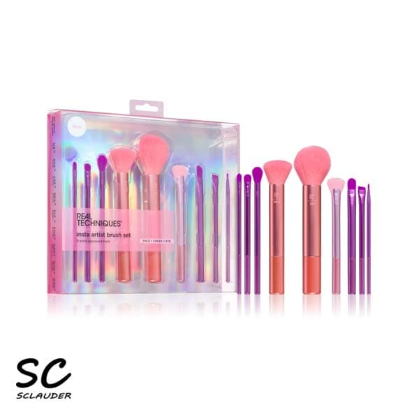 ست براش 9 تایی ریل تکنیک Real Techniques مدل insta artist