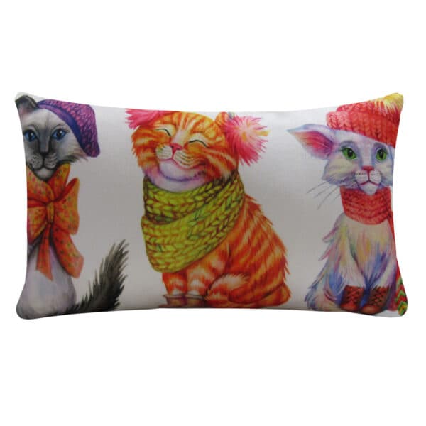 اریک کاور کوسن مستطیل 30*45 طرح گربه