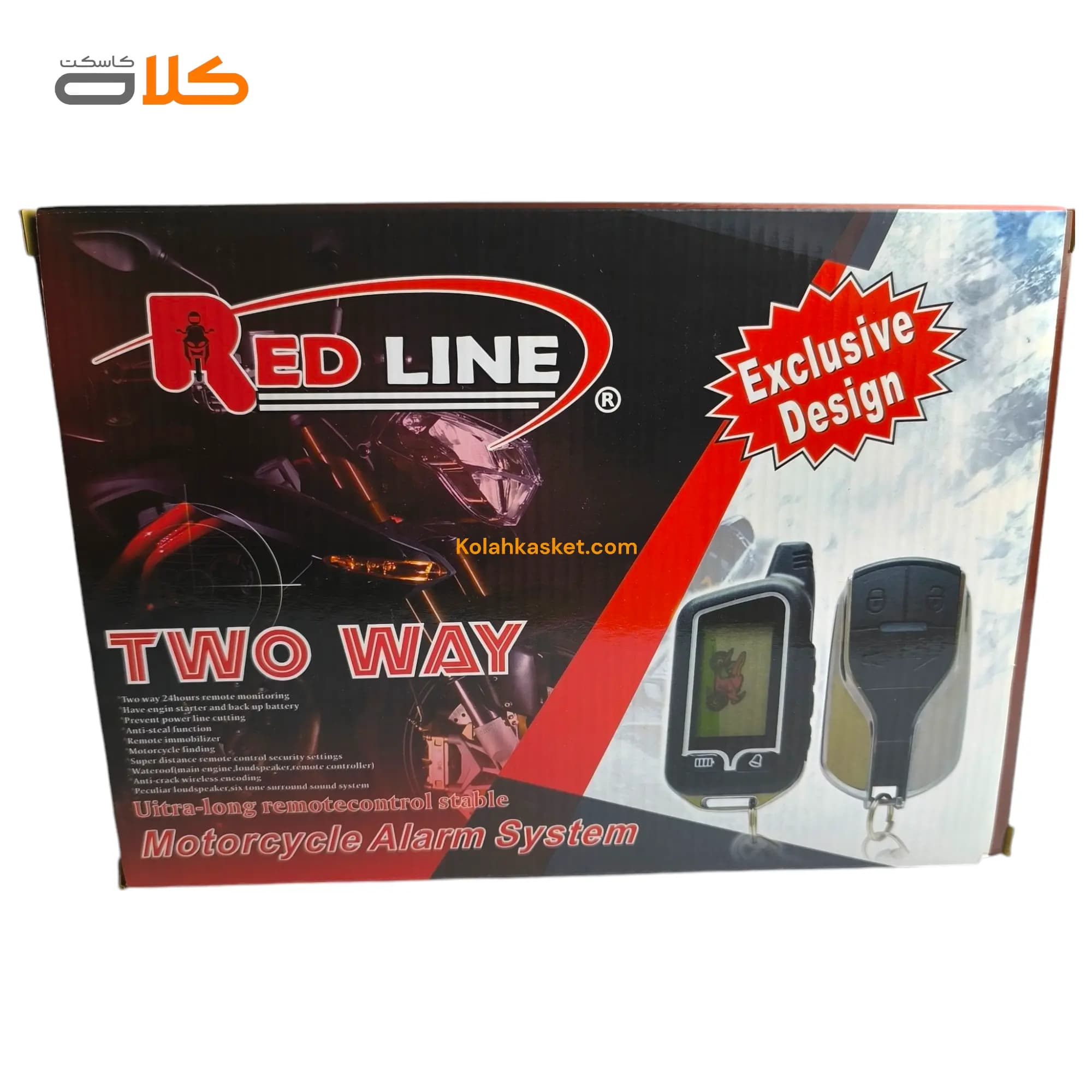 دزدگیر موتور سیکلت ردلاین ریموت تصوری مدل RE 740