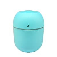 دستگاه بخور سرد برقی سایز کوچک و دارای لایت رنگی - رنگبندی رندوم بین سفید، آبی و صورتی